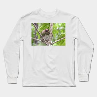 Three-toed Sloth - Costa Rica Long Sleeve T-Shirt